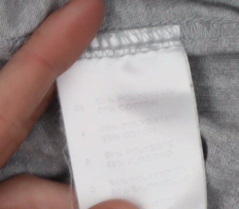 Reebok Women's Grey Athletic Shorts Size 14 - Gym Ready