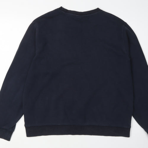 Ellesse Women's Black Logo Sweatshirt UK 16