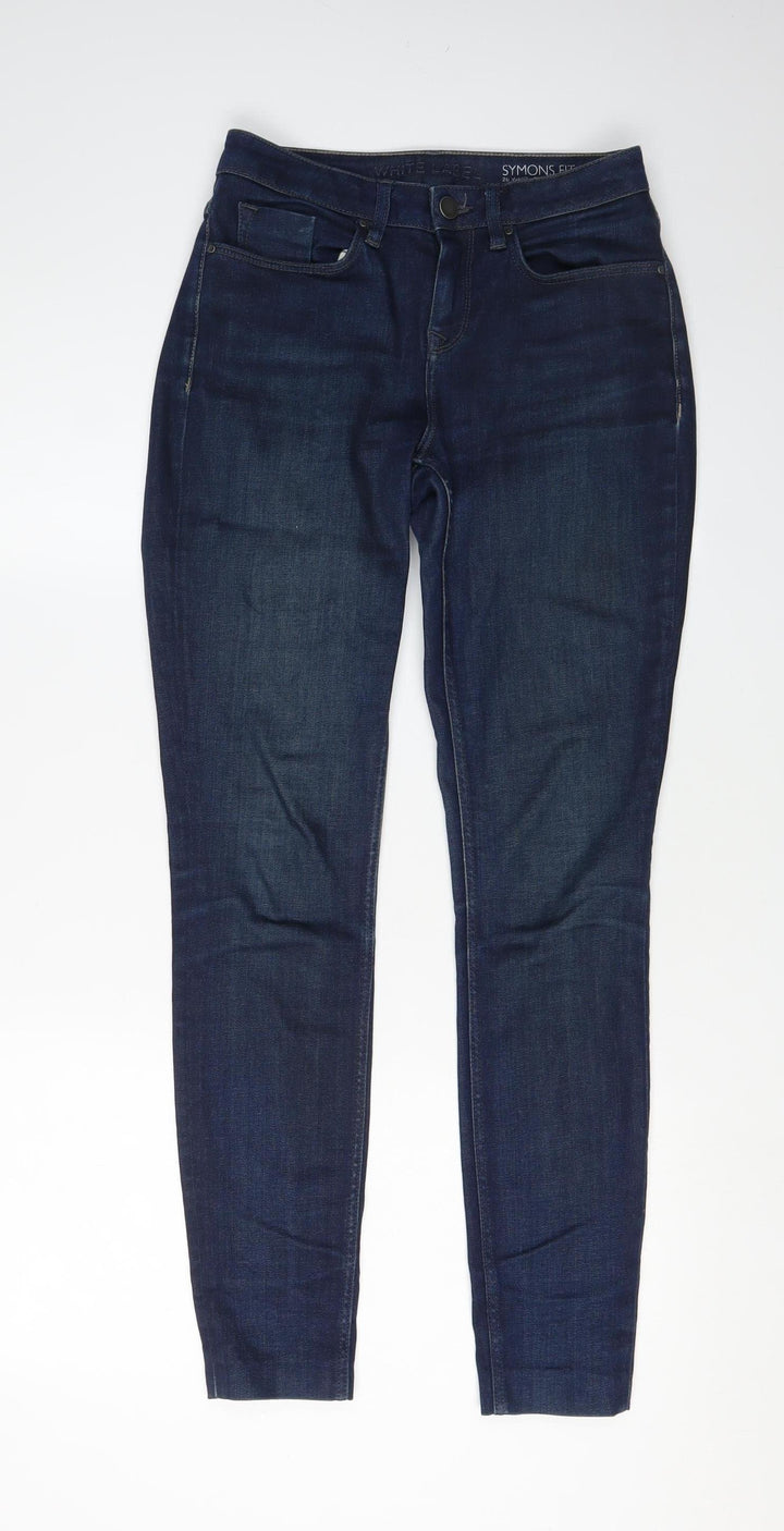 White Label Women's Blue Skinny Jeans, Size 8, Symons Fit