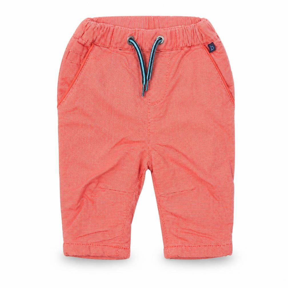 Baker by Ted Baker Unisex Orange Striped Jogger Trousers 0-3 Months