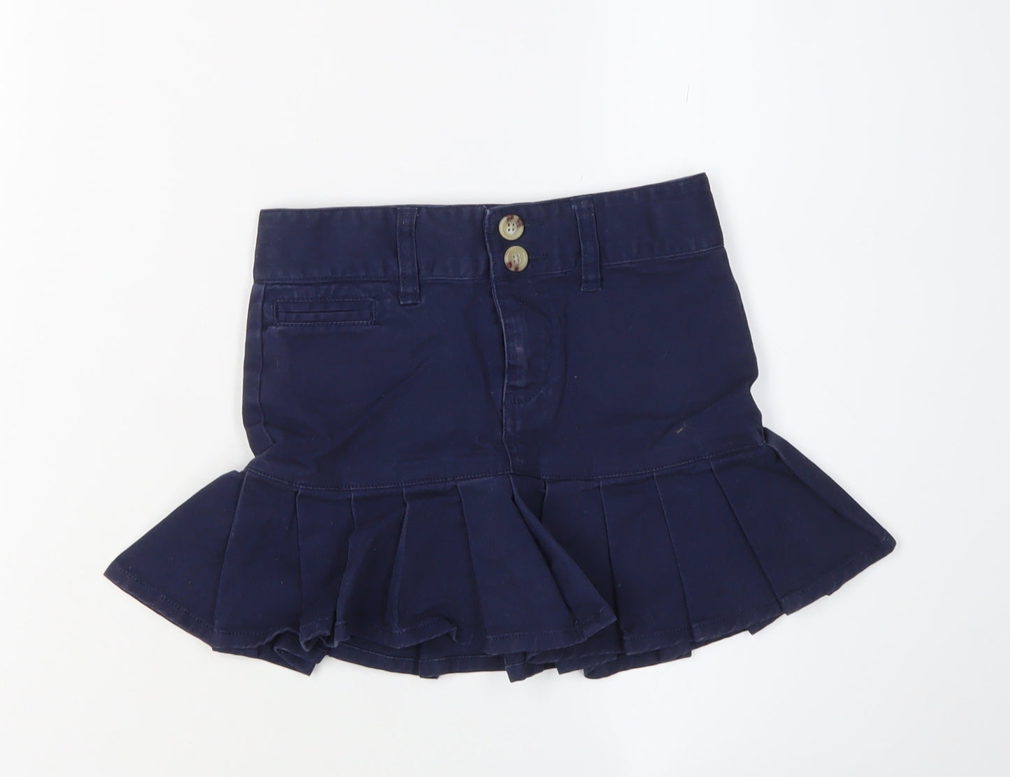 Polo Ralph Lauren Girls Blue Pleated Skirt Size 6-7 Years