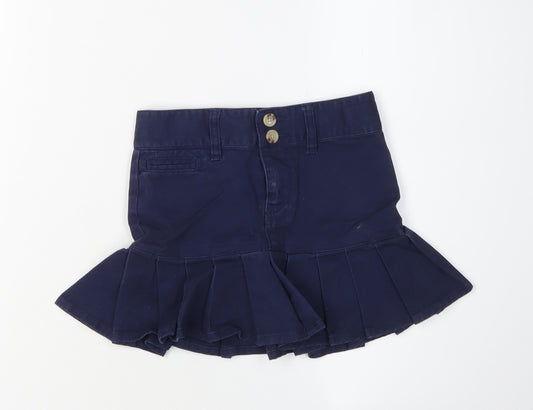Polo Ralph Lauren Girls Blue Pleated Skirt Size 6-7 Years
