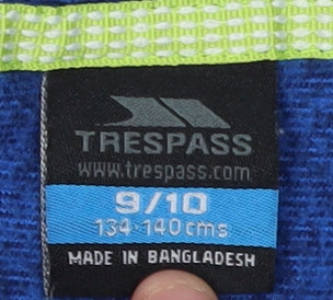 Trespass Boys Blue 1/2 Zip Sweatshirt 9-10 Years