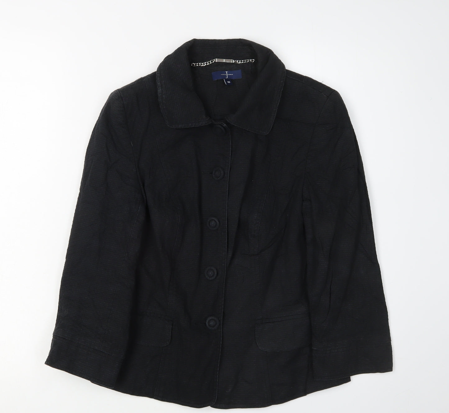 Jasper Conran Women's Black Classic Blazer Jacket Size 10