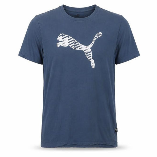Puma Men's Blue Sports T-Shirt Small