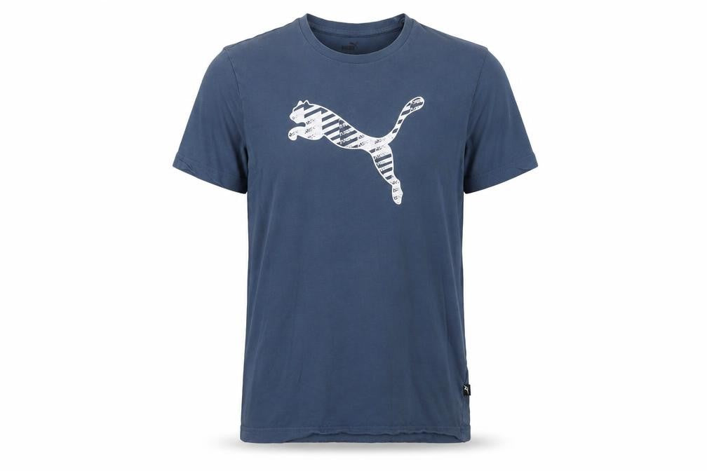Puma Men's Blue Sports T-Shirt Small