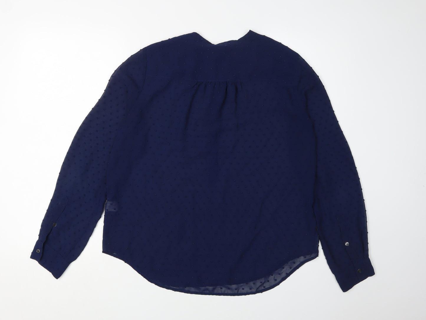 J.Crew Women's Blue Long Sleeve Blouse Size S