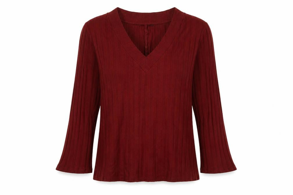 Front view of Karen Millen Women's Red jumper, size 12