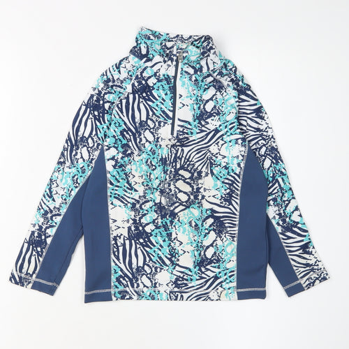 Dare 2b Boys' Blue Animal Print Rash Guard 3-4 Years