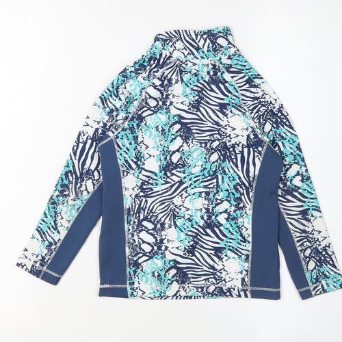 Dare 2b Boys' Blue Animal Print Rash Guard 3-4 Years