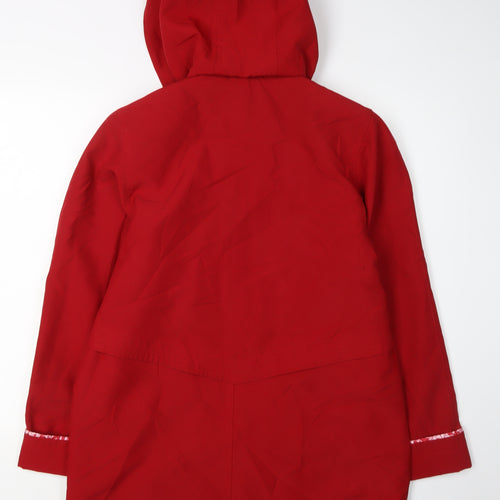 Honor Millburn Women's Red Hooded Coat Size 12