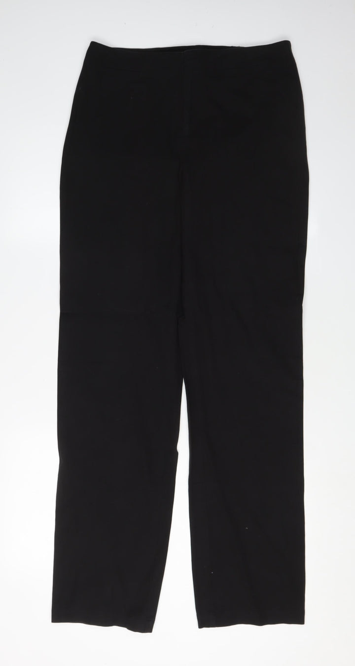 Dockers Women's Black Regular Fit Trousers Size 8