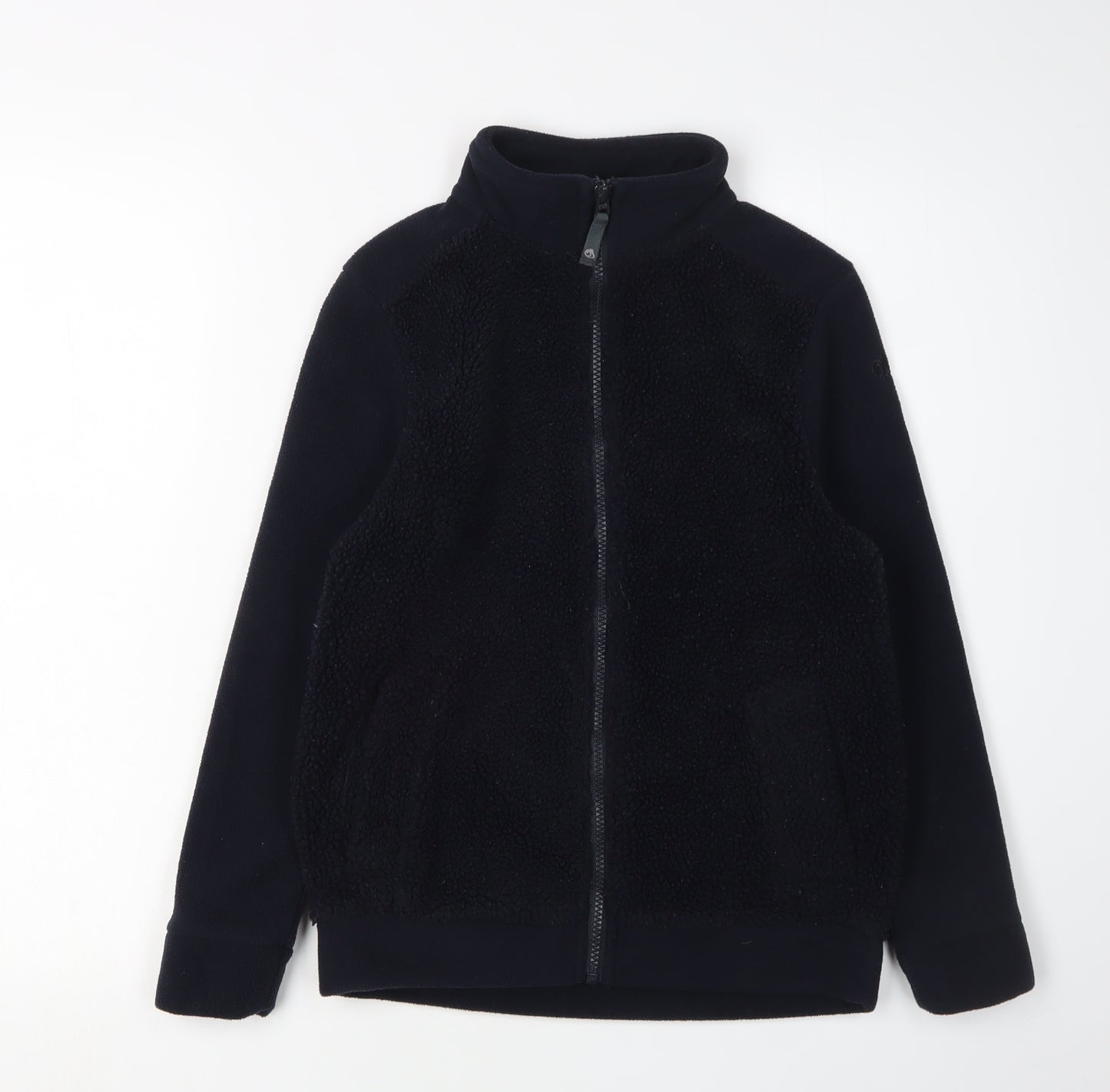 Craghoppers Boys Black Fleece Jacket, 9-10 Years, Full Zip
