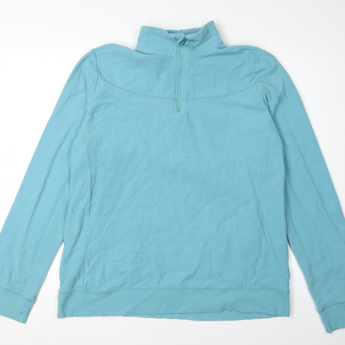 Champion Women's Blue Fleece Sweatshirt Size XL