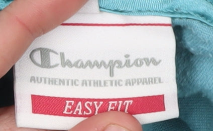 Champion Women's Blue Fleece Sweatshirt Size XL