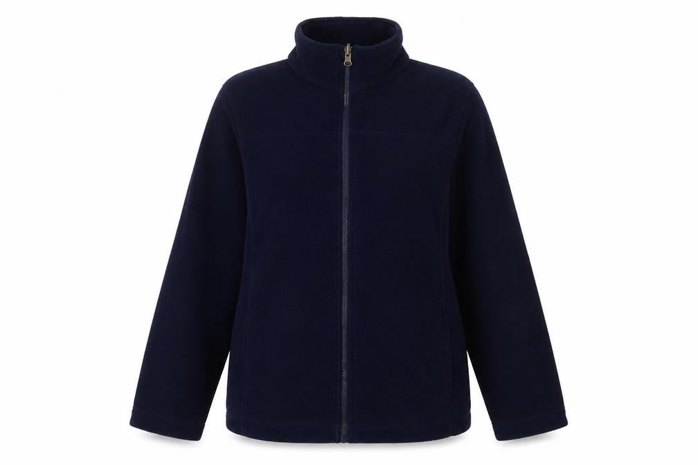 Front view of TOG24 Women's Blue Fleece Jacket, size M