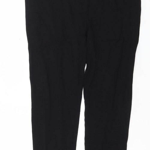 Reiss Women's Black Straight Trousers Size 6