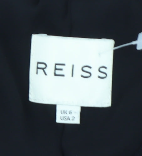 Reiss Women's Black Straight Trousers Size 6