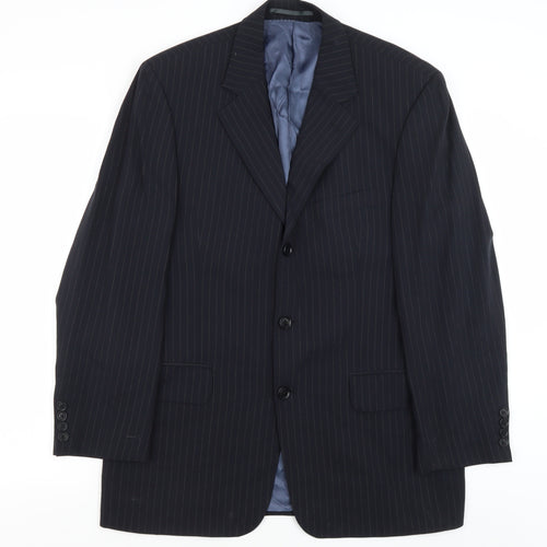 Austin Reed Men's Blue Striped Suit Jacket 38S