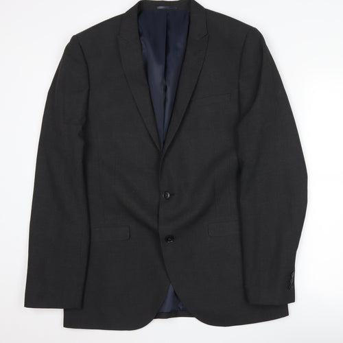 Next Men's Black Formal Blazer Jacket 42L