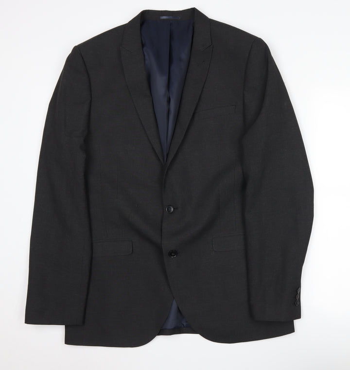 Next Men's Black Formal Blazer Jacket 42L