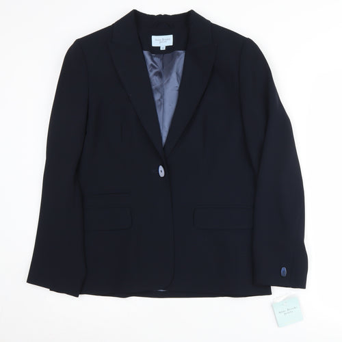 Anne Brooks Petite Women's Black Blazer, Size 14 Petite