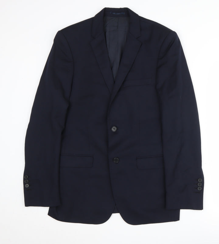 Sarar Men's Blue Suit Jacket 36R Regular Fit