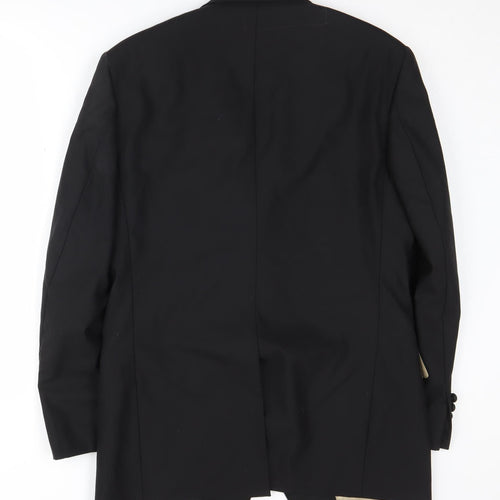 Marks and Spencer Men's Black Wool Tuxedo Blazer 38R Formal
