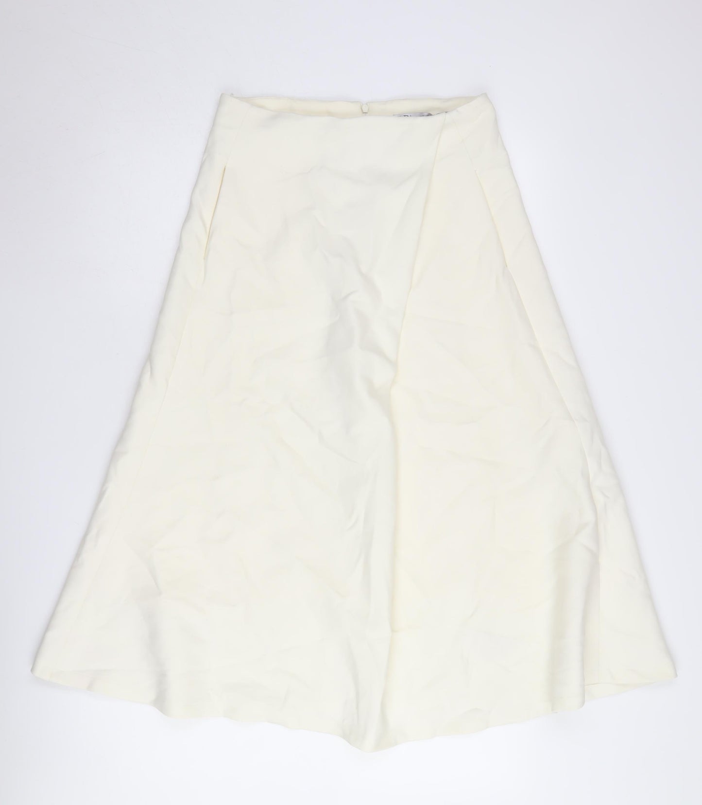 Zara Women A-Line Ivory Skirt Size M New