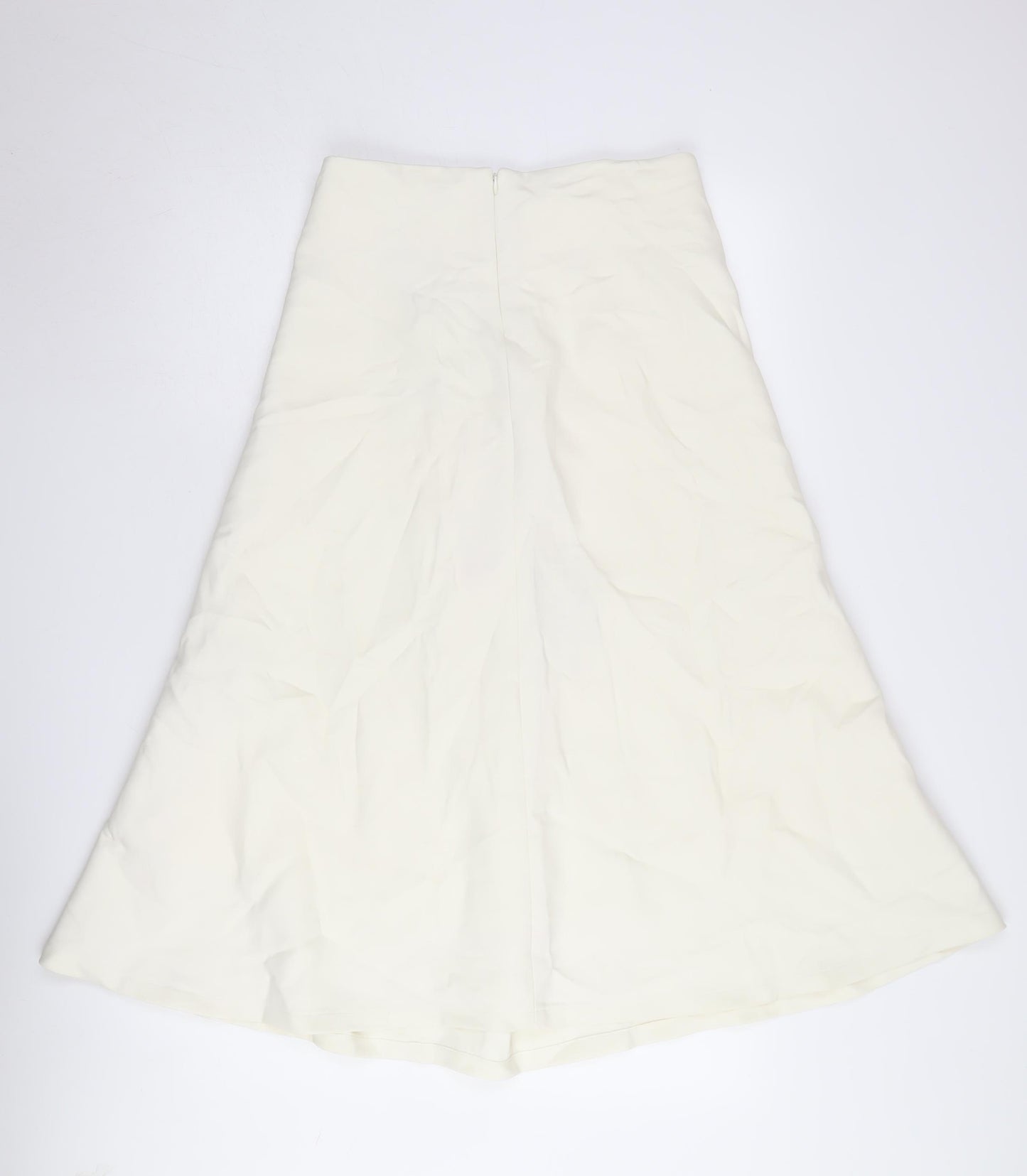 Zara Women A-Line Ivory Skirt Size M New