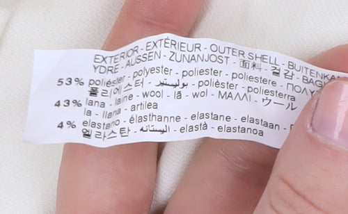 Zara Women A-Line Ivory Skirt Size M New