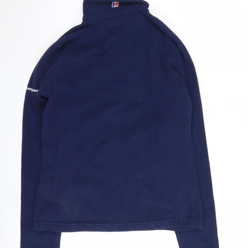 Berghaus Women's Blue Fleece Sweatshirt, Size 10, Mock Neck