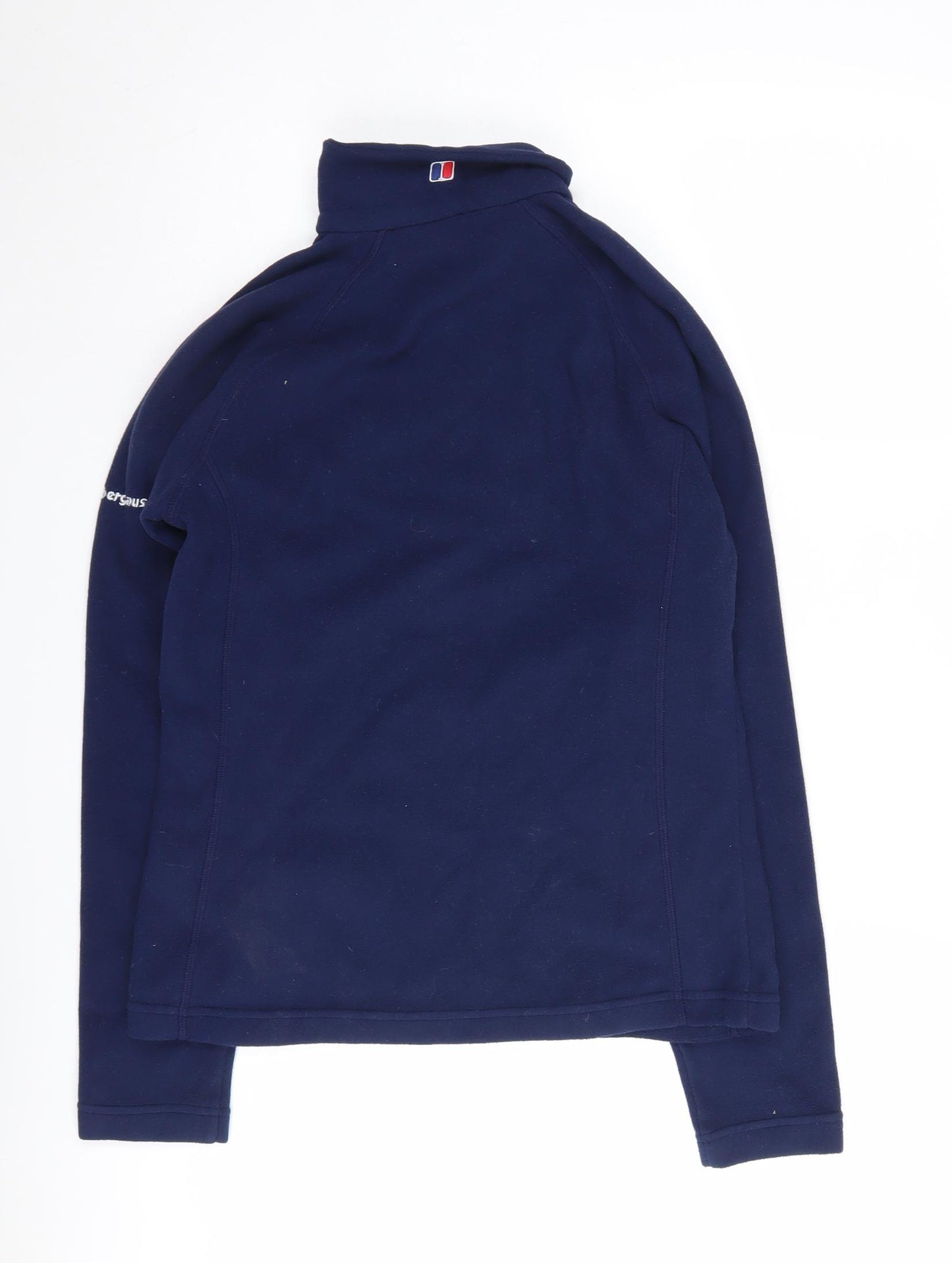 Berghaus Women's Blue Fleece Sweatshirt, Size 10, Mock Neck