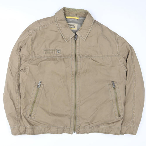 Camel Active Men's Beige Basic Jacket Size 48