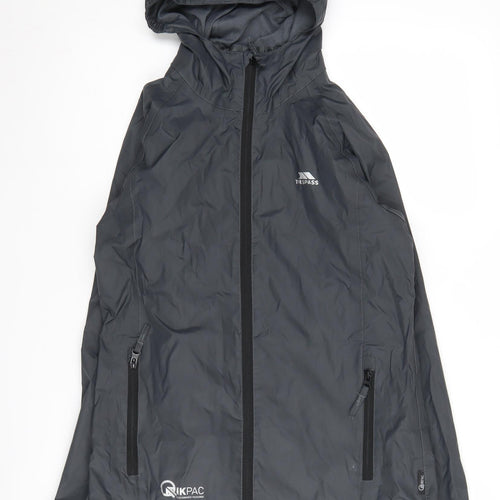 Trespass Boys Grey Windbreaker Jacket, 11 Years