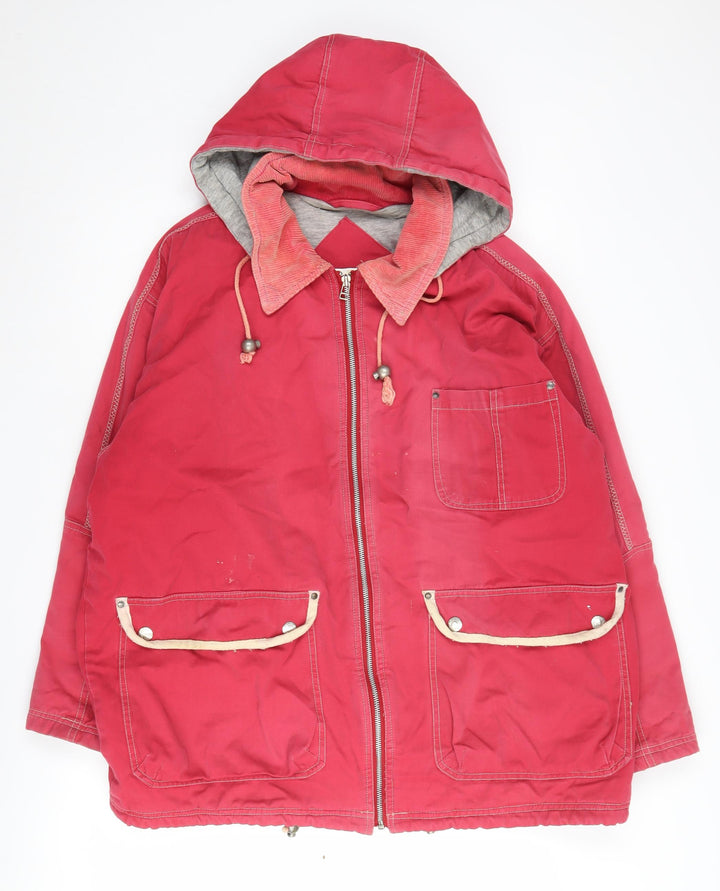 Dorothy Perkins Women's Red Parka Jacket Size 12
