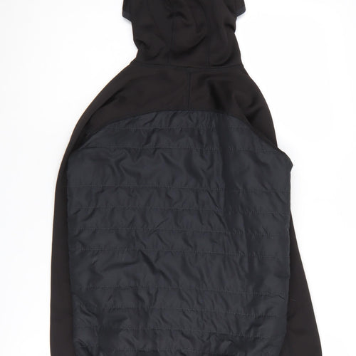 Crane Boys Black Hooded Puffer Jacket 11-12 Years