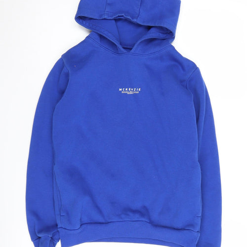 McKenzie Boys Blue Pullover Hoodie, Size 11-12 Years
