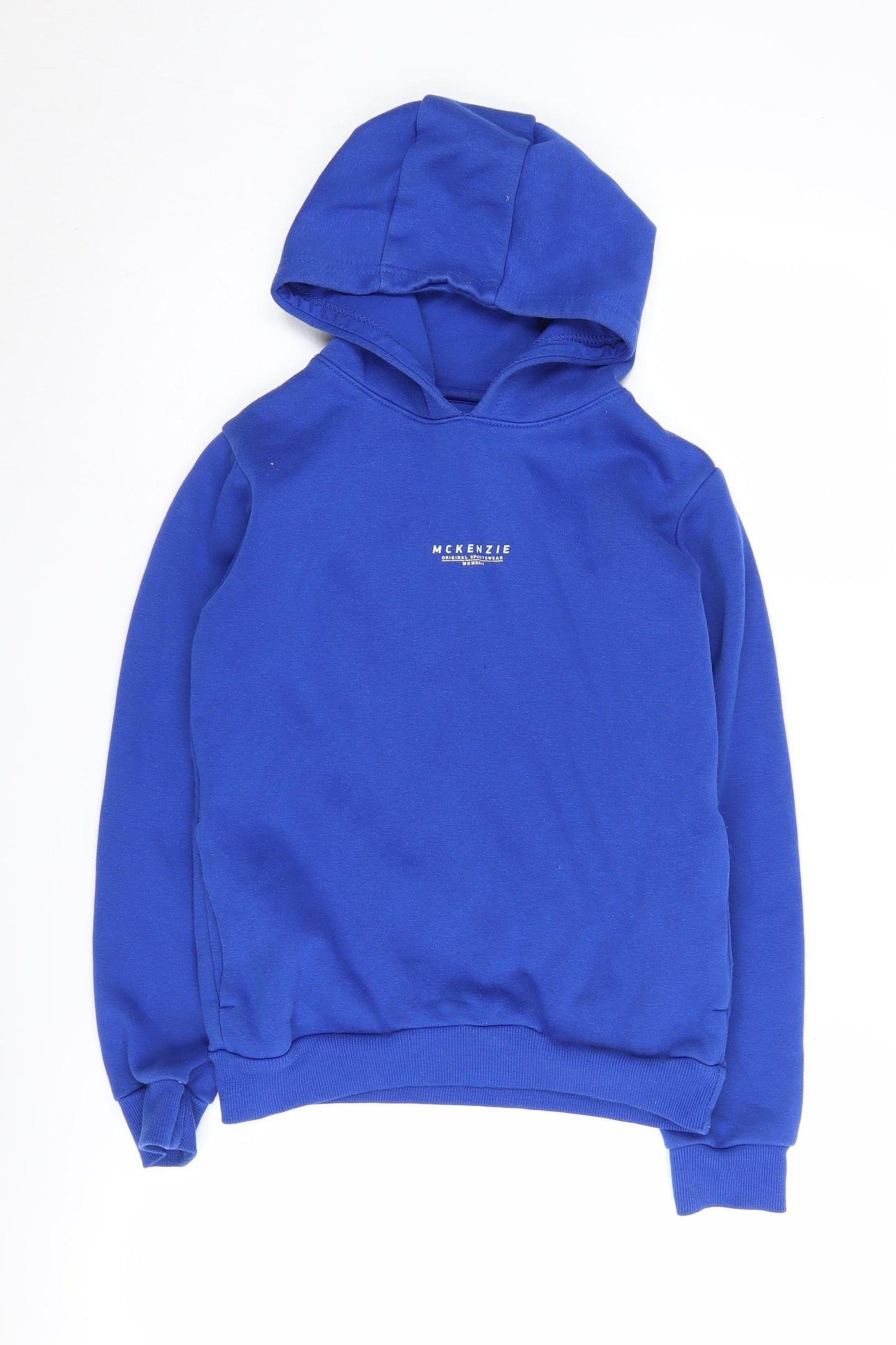 McKenzie Boys Blue Pullover Hoodie, Size 11-12 Years