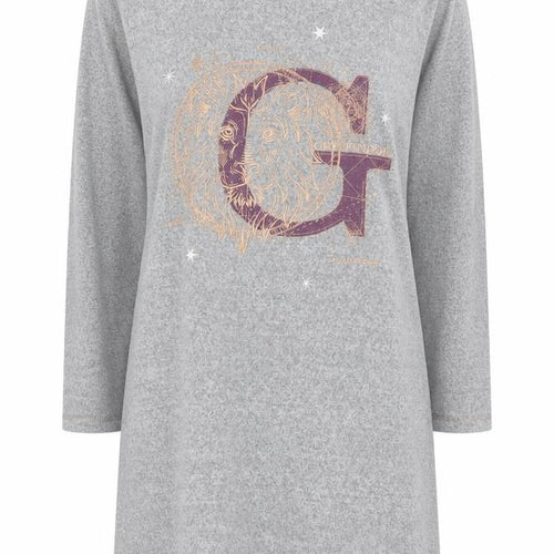 Harry Potter Women's Grey Nightshirt, Size 12-14, Movie Theme