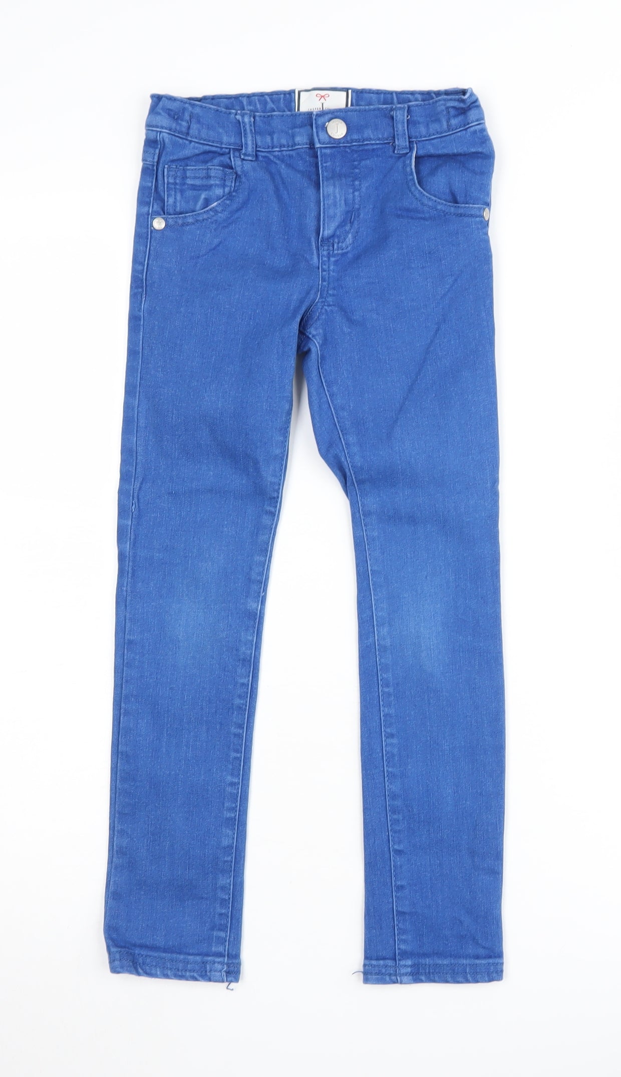 Jasper Conran Girls Blue Skinny Jeans - Size 7 Years