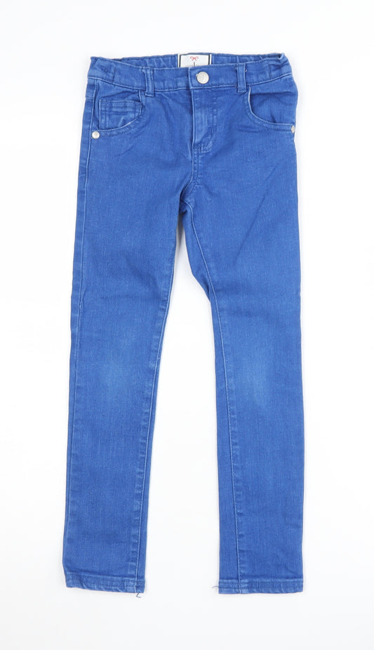 Jasper Conran Girls Blue Skinny Jeans - Size 7 Years
