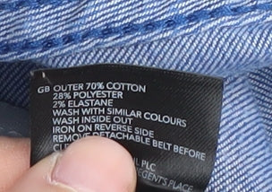 Jasper Conran Girls Blue Skinny Jeans - Size 7 Years