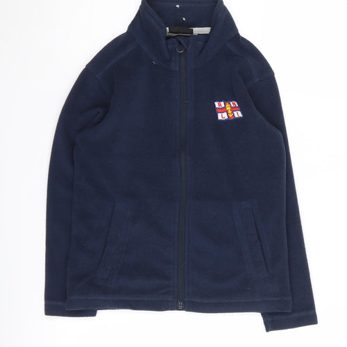Regatta Boys Blue Fleece Jacket Size 5-6 Winter Zip
