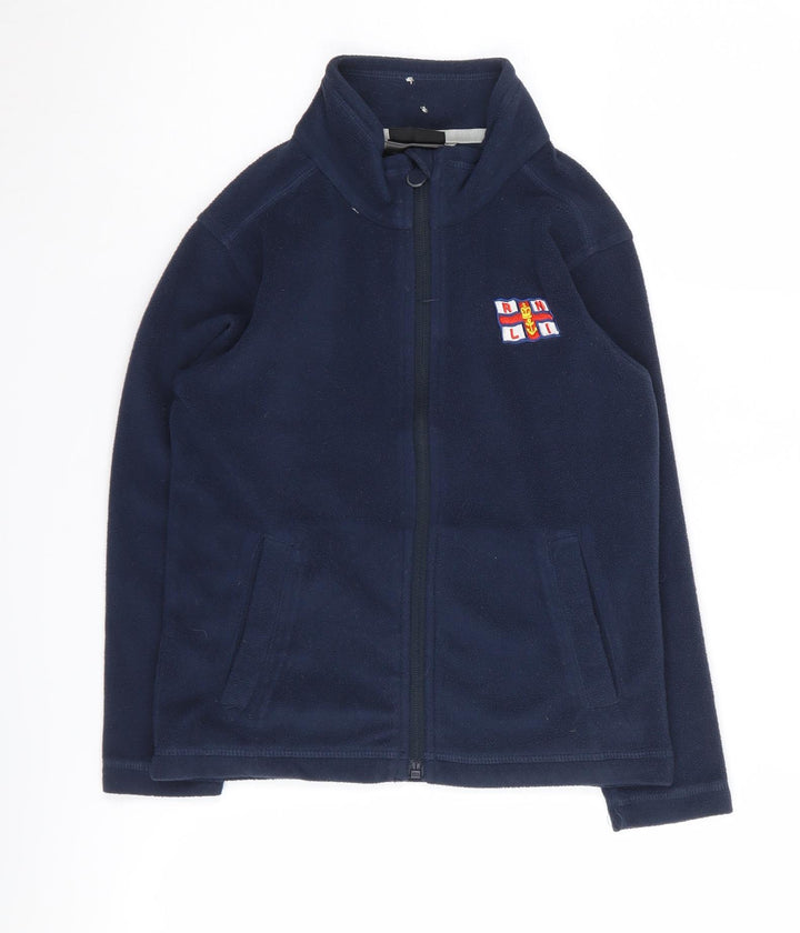 Regatta Boys Blue Fleece Jacket Size 5-6 Winter Zip