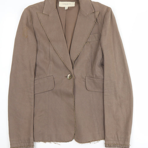 Karen Millen Women's Brown Regular Fit Blazer, Size 10
