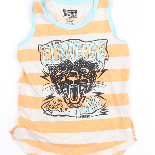 Converse Boys Tank Top, Multicoloured Striped, 8-10 Years