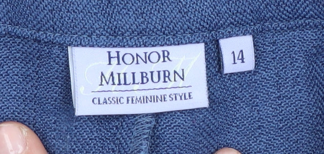 Honor Millburn Women's Blue Dress Pants Size 14
