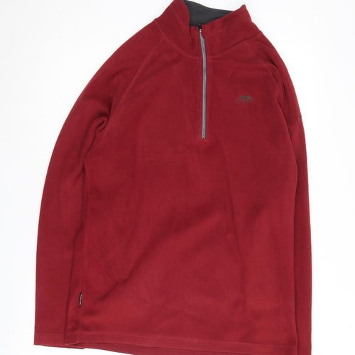 Trespass Red Pullover Sweatshirt, Men's M Fleece
