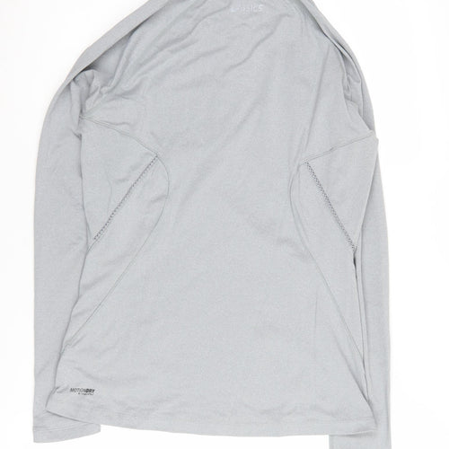 Asics Women's Grey Activewear Pullover, Size S